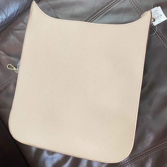 NWT Light Taupe Parker Shoulder Bag Neiman Marcus - Picture 6 of 10